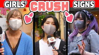 HOW TO TELL SHE LIKES YOU!? JAPAN GIRLS give LOVE ADVICE to foreigners