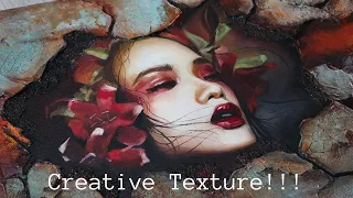 Abstract Realism// How to be Creative with Texture// Portrait Painting