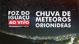 AO VIVO - Chuva de Meteoros Orionídeas  21-22/10/2022