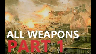 Front Mission Evolved - All weapons Part 1