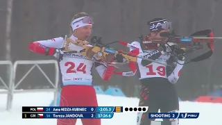 Highlights Day 6 Biathlon Women's 10km Sprint #lakeplacid2023