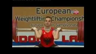 2012 European Weightlifting 77 Kg Clean and Jerk.avi