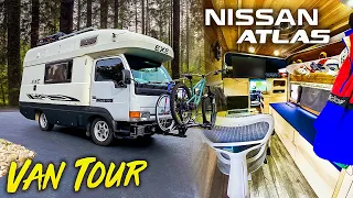 Full-Time VANLIFE in an Imported Nissan 4x4 Campervan Equipped for WINTER