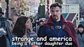 strange and america being a father daughter duo for three minutes and forty seven seconds