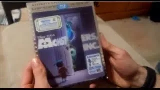 Unboxing Monsters Inc. 5 disk set Blu Ray 3d