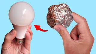Just Use a Common Aluminum and Fix All the LED Lamps in Your Home! How to Fix or Repair LED Bulbs!