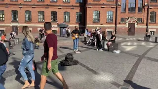 Уличные музыканты в центре Санкт-Петербурга 11
