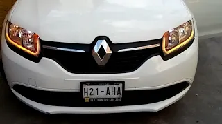 Instalación LEDS DRL y direccionales secuenciales en RENAULT LOGAN 2016 / SANDERO 2017