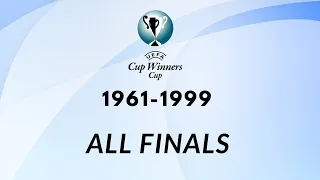 Cup Winners Cup🏆  All Finals (1961-1999)