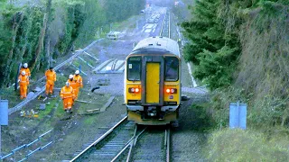 Sunset Trains at Trimley, FBL | 19/12/18