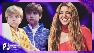 El mensaje de Shakira a sus hijos Milan y Sasha en televisión | Premios Juventud 2023