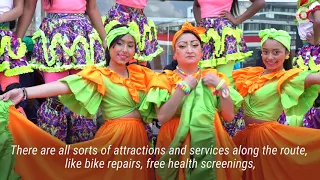 Every Sunday 1.5 million bikes take over the streets of Bogota, Colombia