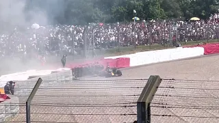 Max Verstappen Crash - Copse Corner British Grand Prix Silverstone 18/07/2021