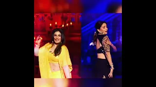 madhuri Dixit and ravina tandan best dance | tip tip barsa pani hot dance | madhuri & Ravenna#shorts