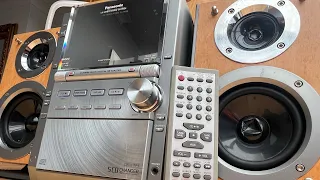 Panasonic Stereo System SAPM28 retro micro hifi