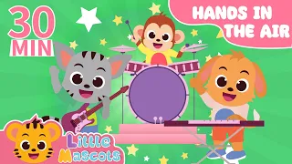 Hands In The Air + Head Shoulder Knees & Toes + more Little Mascots Nursery Rhymes & Kids Songs