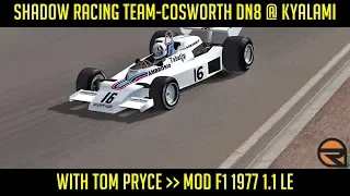 [rFactor] Shadow Racing Team-Cosworth DN8 @ Kyalami with Tom Pryce ► Mod F1 1977 1.1 LE