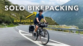 Alleine 1300km über die Alpen | BIKEPACKING TOUR von Basel bis nach Rom