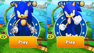 Sonic Dash vs Sonic Prime Dash - Sonic vs Sonic Prime vs All Bosses Zazz Eggman - Gameplay