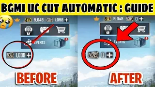 ✅Bgmi Uc Cut Automatic || Bgmi Uc Kat Hogaya || Bgmi Uc Debit Automatic || BGMI Uc Debit No Reason