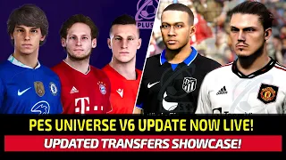 [TTB] PES UNIVERSE V6 UPDATE NOW LIVE! - UPDATED TRANSFERS, SHOWCASE, AND MORE!