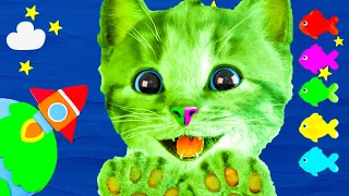 SPECIAL LITTLE KITTEN ADVENTURE LONG VIDEO - GREEN CAT AND CARTOON KITTEN GAME