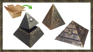 3 Cardboard Pyramid Ideas | DIY cardboard art