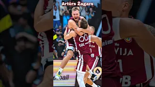 Artūrs Žagars | Latvia vs France | FIBA World Cup 2023