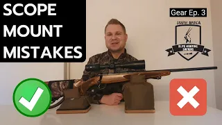 Two Biggest Scope Mounting Mistakes