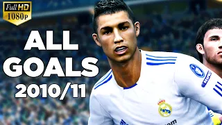 PES 2011 - Real Madrid All Goals of The Season [1080p 60FPS]