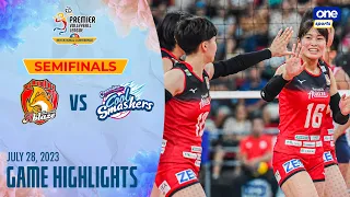 Kurashiki  vs. Creamline semis highlights | 2023 PVL Invitational Conference - July 28, 2023