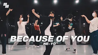 Ne Yo - Because Of You Dance | Choreography by O.K-SUN (옥선) | LJ DANCE STUDIO 엘제이댄스 안무 춤