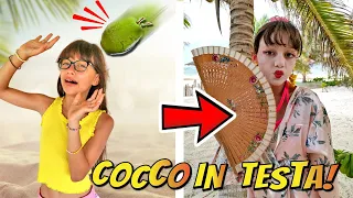 SOFI PENSA DI ESSERE GIAPPONESE PERCHÈ LE È CADUTO UN COCCO IN TESTA HA PERSO LA MEMORIA!