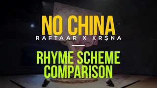 RAFTAAR x KR$NA - NO CHINA - Rhyme schemes | Hard Drive Vol. 1 | @raftaarmusic @KRSNAOfficial