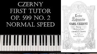 Carl Czerny - First Tutor - Op. 599 No. 2 / Tutorial & Free Sheets (Piano) [Mom with Grand Piano]