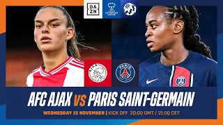 Ajax vs. Paris Saint-Germain | UEFA Women’s Champions League 2023-24 Matchday 1 Full Match