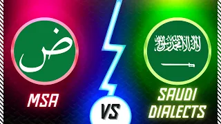 MSA (Fusha) vs Saudi dialect | Podcast to learn Arabic