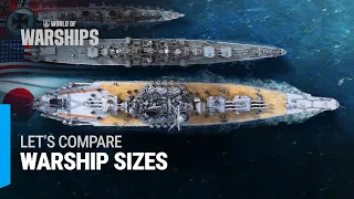 Warships Sizes Comparison