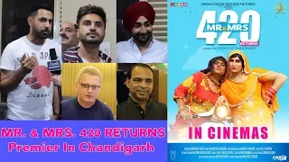 Mr. & Mrs 420 Returns Premier In Chandigarh | Full Coverage | Gippy Grewal, Jassie Gill, Ranjit Bawa