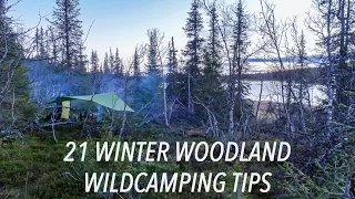 21 Winter Woodland Wildcamping Tips For Bushcrafters