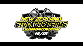 2018/2019 New Zealand Stockcar Teams Championships from Stratford Speedway, New Zealand