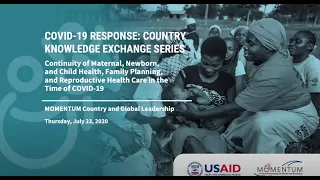 MCGL COVID-19 Webinar Series: Ensuring continuity of child health & immunization services