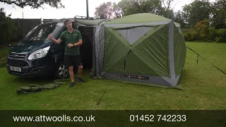 Quest Screen House Pro Driveaway Awning Pitching (Tutorial) Video