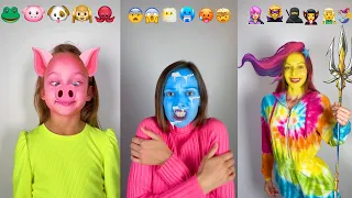 Best Cartoon Characters & More Emoji Challenge Compilation #Shorts AnnaKova