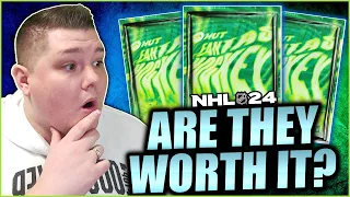 OPENING 20 GREATER CHANCE PLAYER PACKS - ARE THEY WORTH IT? | NHL 24 Pack Experiment