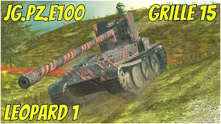 Grille 15, Jg.Pz.E100 & Leopard 1 ● WoT Blitz