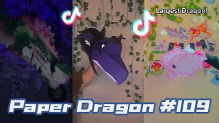 Dragon Puppet Crafts - Paper Dragon TikTok Compilation #109
