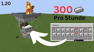 Vollautomatische Eisenfarm | Tutorial | Minecraft 1.20 | Java | Einfach | Günstig