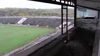 Stadionul din Scornicesti o ruina
