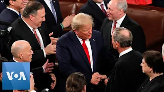 President Trump Arrives at US Capitol for the State of the Union Address